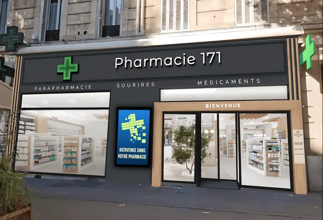 Façade de la Pharmacie 171, boulevard Chave
